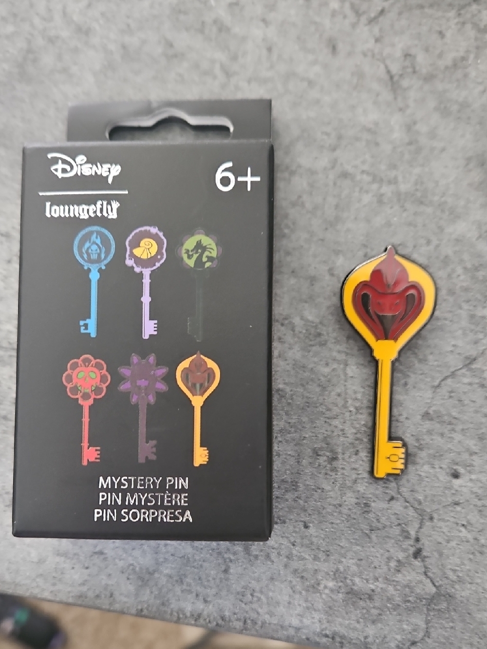 Loungefly Villain Key Enamel Pin